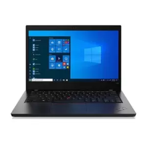 image of Lenovo ThinkPad L14 Laptop 14" Screen AMD Ryzen 3 Pro 4450U 2.5GHz 8GB RAM 256GB SSD AMD Radeon Graphics Backlit Keyboard Windows 11 Pro