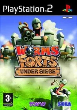 image of Worms Forts Under Siege PS2 Game