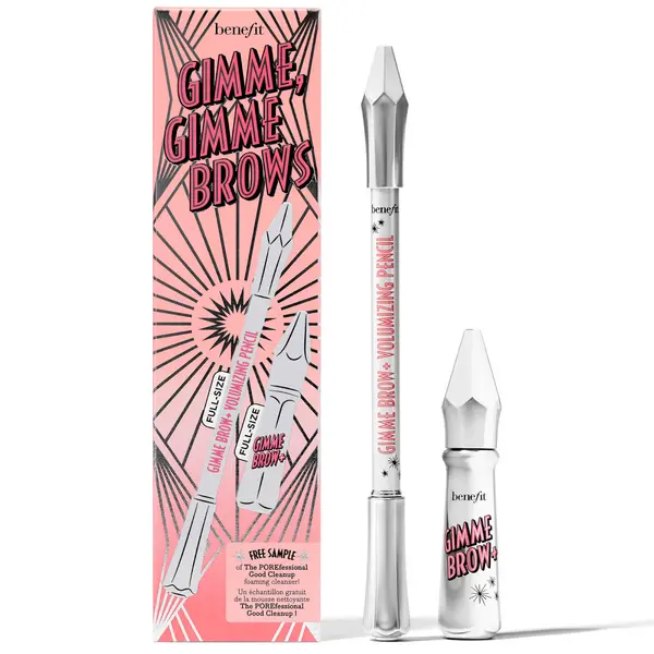 Image of benefit Gimme, Gimme Brows Set (Various Shades) - Shade 4.5 Neutral Deep Brown