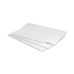 image of 5 Star Office C4 Envelopes Peel and Seal Window Gusset 25mm 120gsm 324x229x25mm White Pack of 125