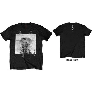 Image of Slipknot - Devil Single - Black & White Mens Large T-Shirt - Black