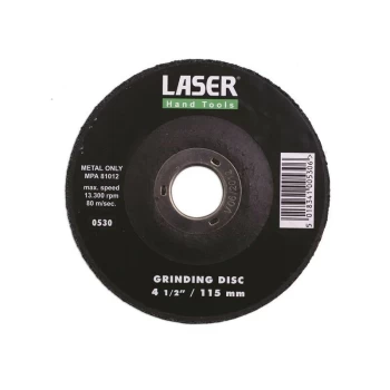 image of Laser - Grinding Disc - Depressed Centre - 4.5in./115mm - 0530