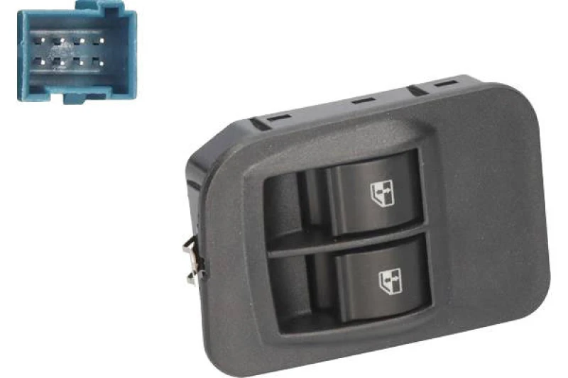 Image of Alfa e-Parts AF00517 Switch, window winder Driver side Plastic Switch,window winder (1761)