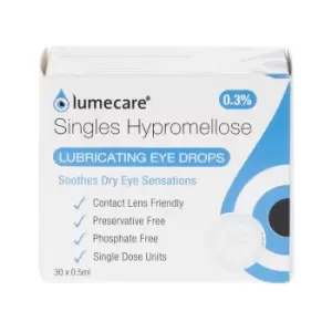 Image of Lumecare Hypromellose 0.3% 12 Hour Eye Drops