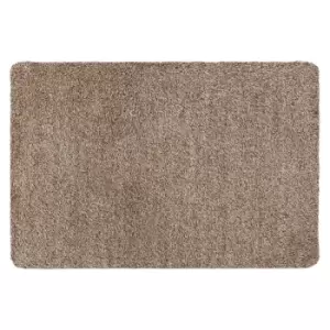 image of JVL Kensington Cotton Mat 50x75cm - Brown