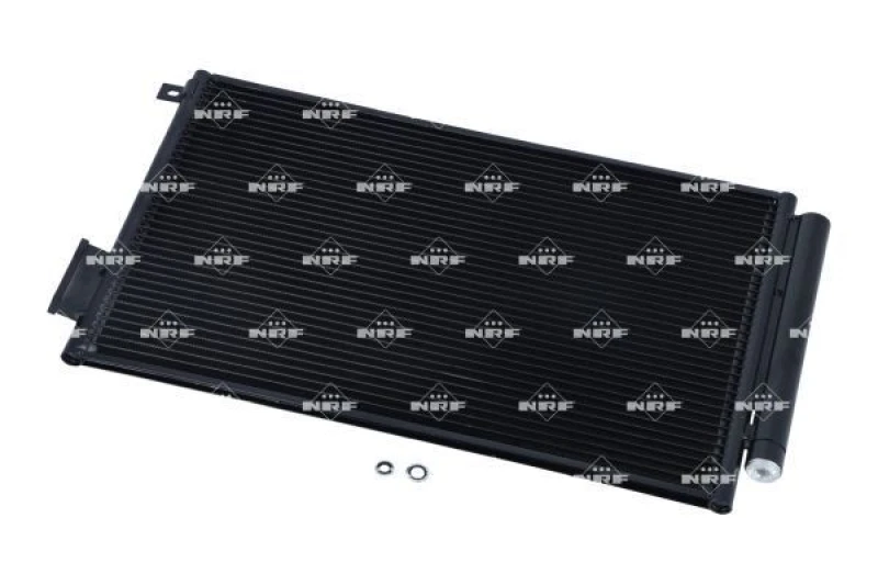 Image of NRF 350065 Condenser EASY FIT with seal ring, with nitrogen filling Aluminium Condenser,air conditioning (448)