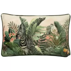 Image of Manyara Zebra Printed Cushion