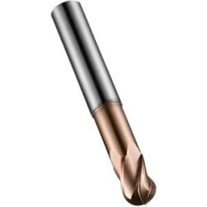 Image of S534 12.00MM Carbide 4 Flute Extra Short Ball Nosed End Mill - TiSiN Coated