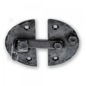 image of LocksOnline Hand-Forged Pewter Cabinet Latch