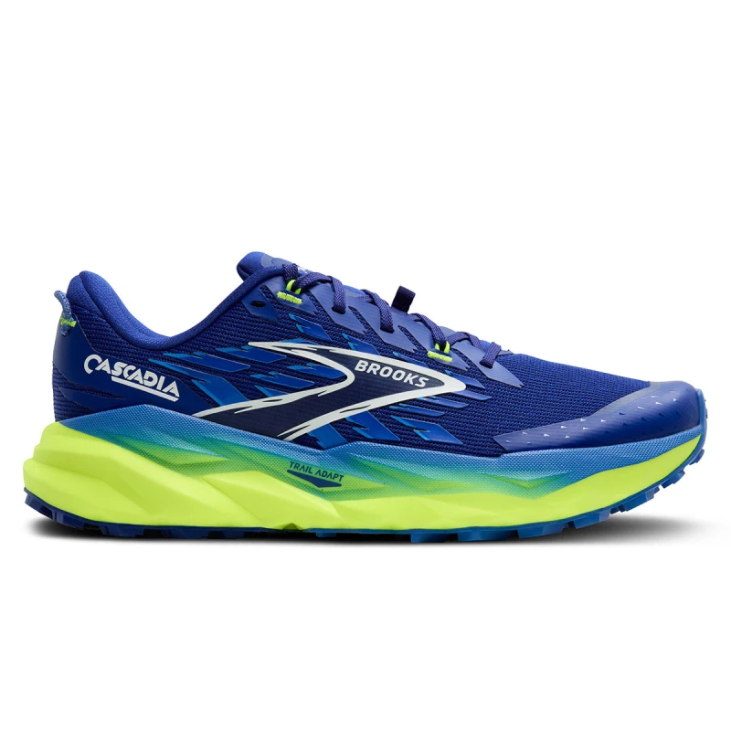 Image of Brooks Brooks Cascadia 19 Mens Surf the Web/nightlife/white - Blue / Standard / 9.5