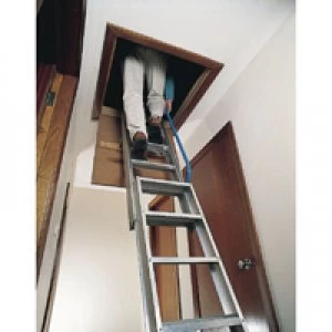 image of Slingsby Loft Ladder 2540mm Aluminium 306685