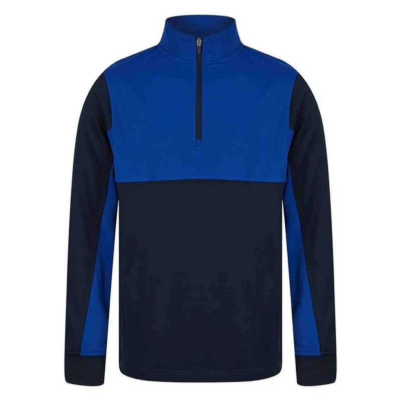 Image of Finden & Hales PC4714 boys's Children's fleece jacket in Blue