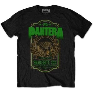 image of Pantera - Snakebite XXX Label Mens Large T-Shirt - Black