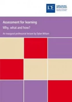 Image of Assessment for Learning by Dylan Wiliam Paperback