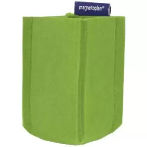 image of Magnetoplan Magnetic pen holder magnetoTray SMALL (W x H x D) 60 x 100 x 60 mm Green 1227605