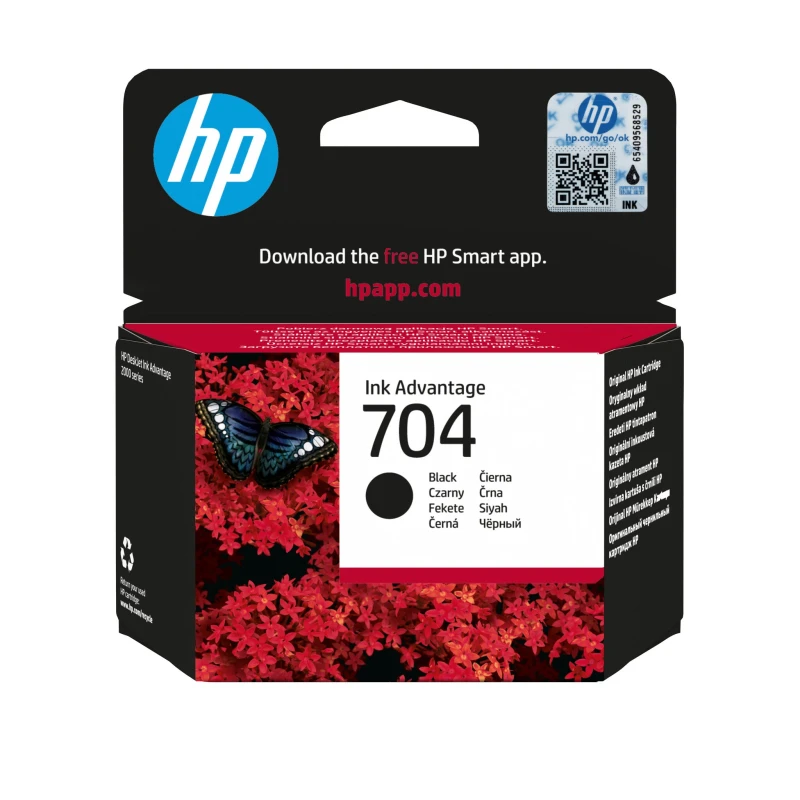 Image of HP 704 Black Original Ink Advantage Cartridge CN692AE