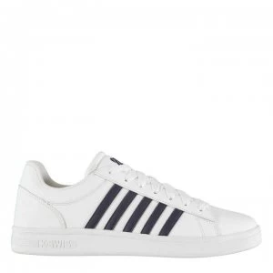 Image of K Swiss Winston Trainers - White/Navy