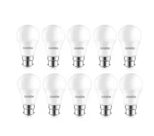 Image of 9W LED Globe Bulb B22 Daylight 6500K pack of 10