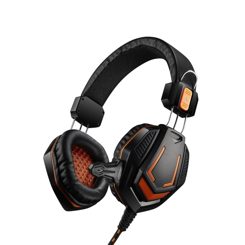 Image of Canyon Multiplatform Gaming Headset Wired Head-band Black. Orange