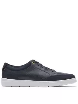Image of Rockport Tm Court Blucher Trainer, Blue, Size 10, Men