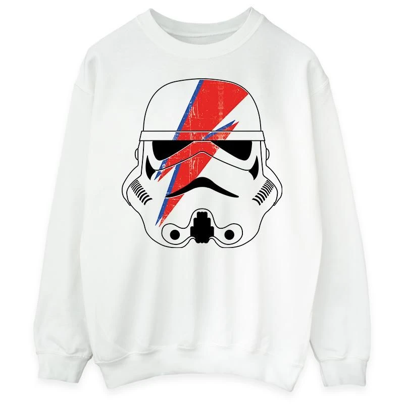 Image of Star Wars Star Wars Men Command Stormtrooper Sweatshirt in White Size: Small White S Male 5063376504317