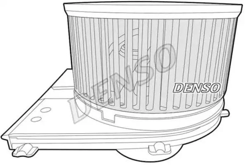 Image of DENSO DEA02004 Blower Motor for left-hand drive vehicles, without resistor Interior Blower (2669)
