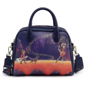 Image of Loungefly Pixar Coco Marigold Bridge Guitar Strap Cross Body Bag