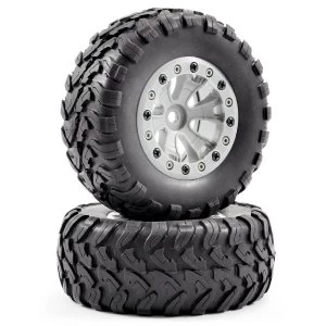 Image of Fastrax 1:10 Sc Sabre Tyre On Beadlock Wheels (12Mm)