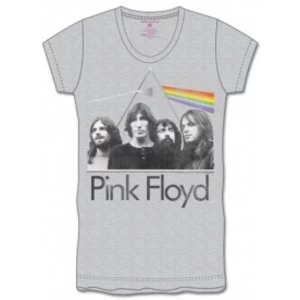 image of Pink Floyd DSOTM Band in Prism Grey Ladies TS: Large