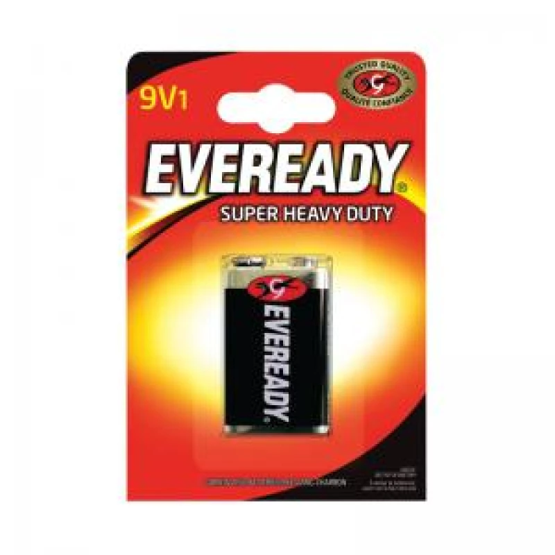Image of Eveready 6F22BIUP Super Heavy Duty 9V Battery