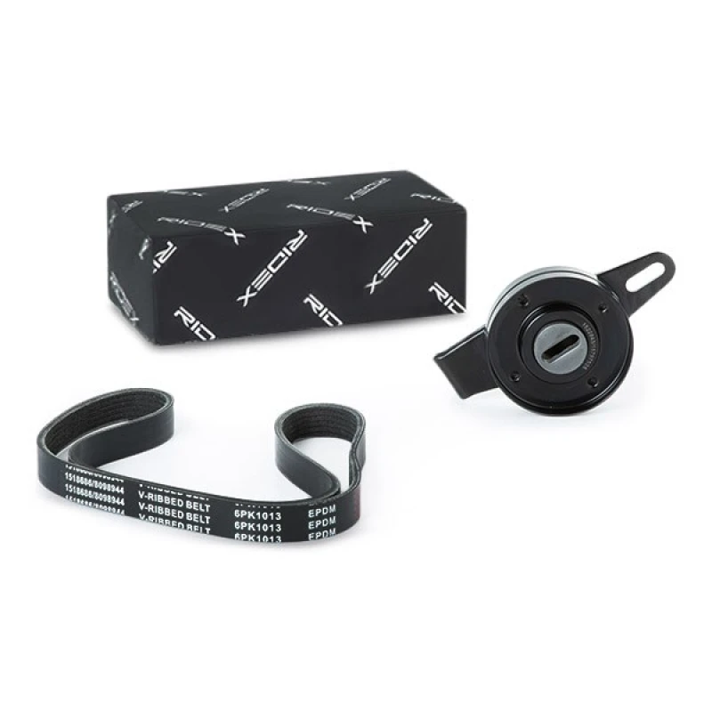 Image of RIDEX 542R0551 V-ribbed belt set V-Ribbed Belt Set (542)
