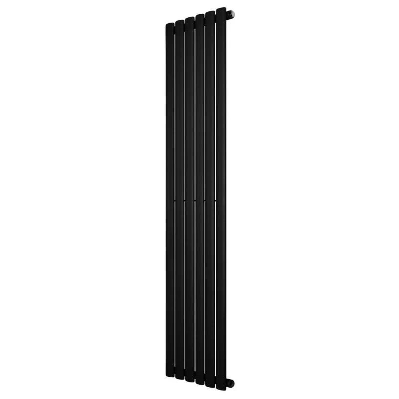 Image of Monstershop Oval Single Column Radiator - 1600 x 360mm - Black Unisex