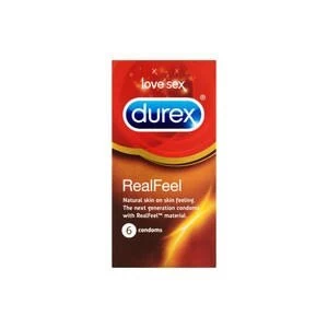 Image of Durex Real Feel Condoms X6