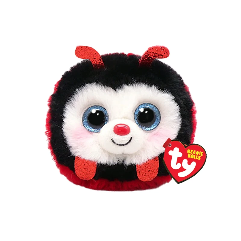 Image of Ty Izzy Ladybug Beanie Ball 3" Multi unisex