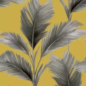 Image of Belgravia Decor Kailani Wallpaper - Yellow