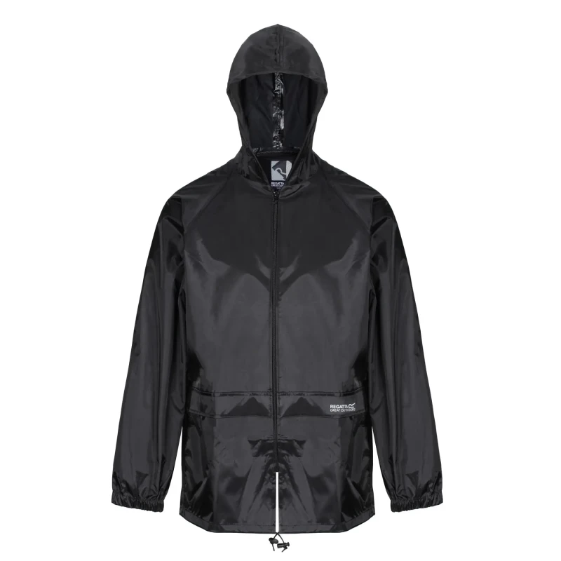 Image of Regatta Mens Stormbreak Waterproof Durable Mid Length Jacket S - Chest 37-38' (94-96.5cm) Black W408-800-S