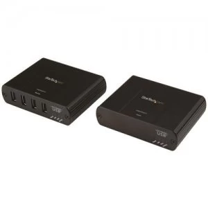 Image of 4PT USB2 over GB LAN Cat5e Cat6 Extender