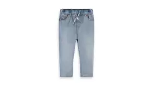 Image of Baby Skinny Dobby Pull On Pants - Blue