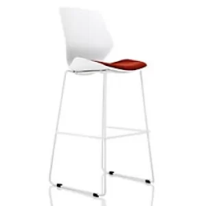 Image of Dynamic Visitor Chair Florence Seat Without Arms Fabric Ginseng Chilli