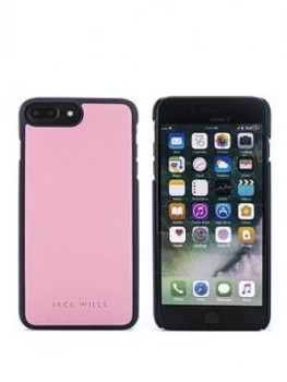 image of Jack Wills Saffiano Inlay Shell Apple iPhone 678 Plus Wray Pink Navy