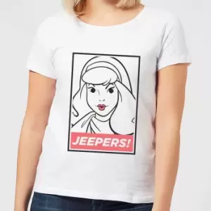 image of Scooby Doo Jeepers! Womens T-Shirt - White - L