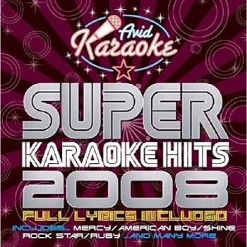 Image of Various Artists - Super Karaoke Hits 2008 CD