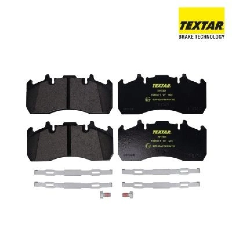 Image of Brake pad set TEXTAR 2917301
