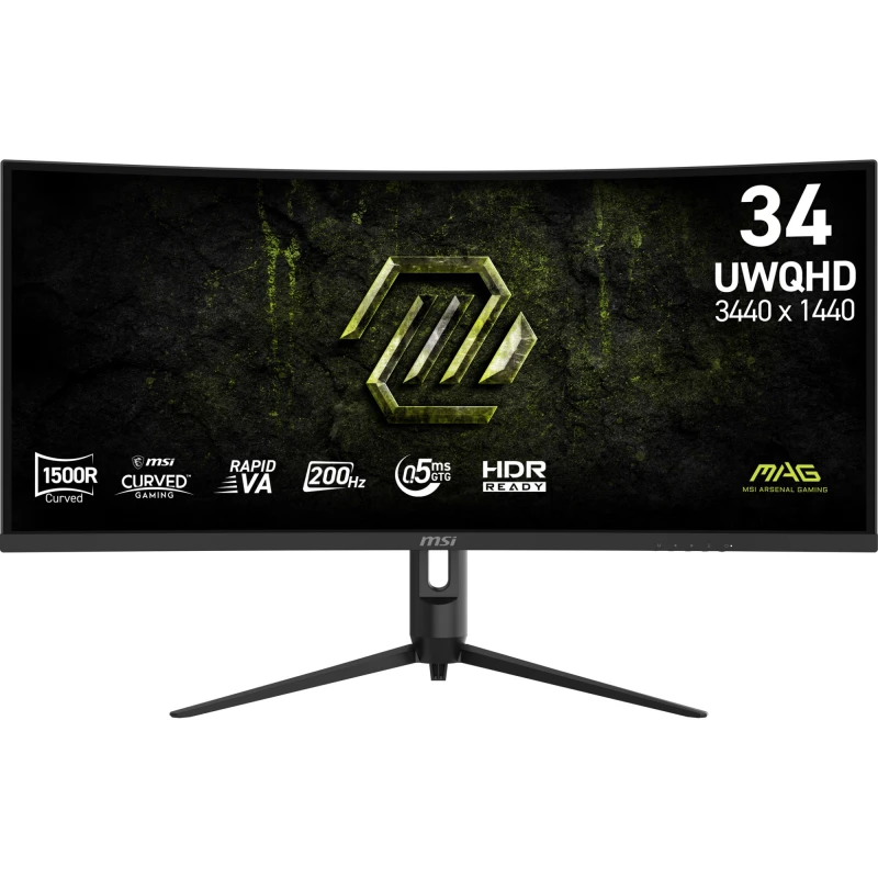 Image of MSI MAG 342CQRF E20 computer monitor 86.4cm (34") 3440 x 1440 pi