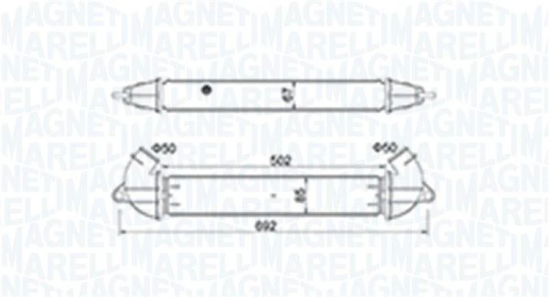 Image of MAGNETI MARELLI Intercooler MAGNETI MARELLI 351319204610