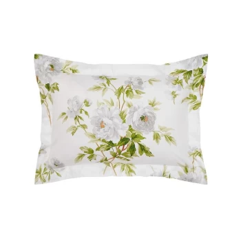 image of Sanderson Adele 200TC Cotton Oxford Pillowcase - Green