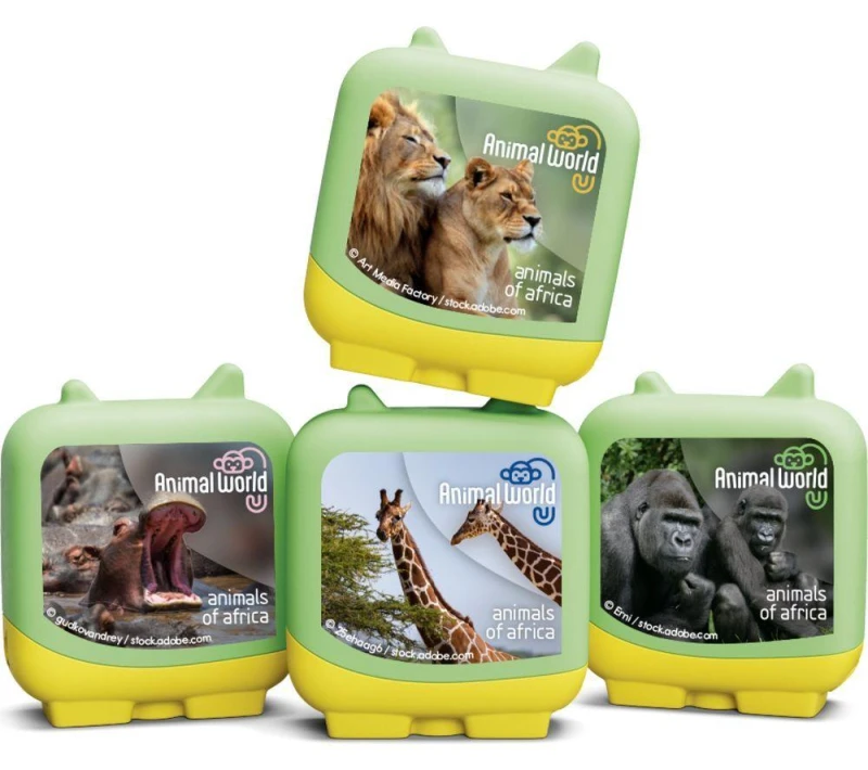 Image of TONIES Clever Pocket Animal World Set - Animals of Africa 4251192157652