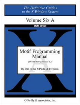 Image of Motif Programming Manual Vol 6a by David Brennan Book