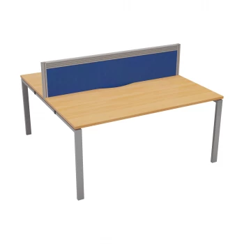 image of CB 2 Person Bench 1400 x 780 - Beech Top and Silver Legs