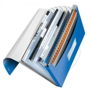 Image of Leitz WOW Project File A4 Polypropylene 250 Sheet Capacity Blue